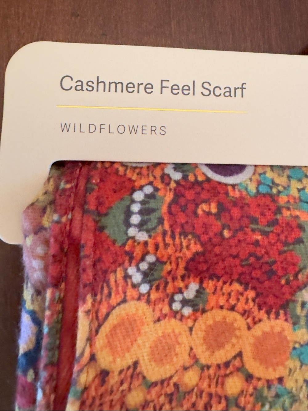 Colorful Multicolor Cashmere-Feel Scarf - Picture 4 of 5